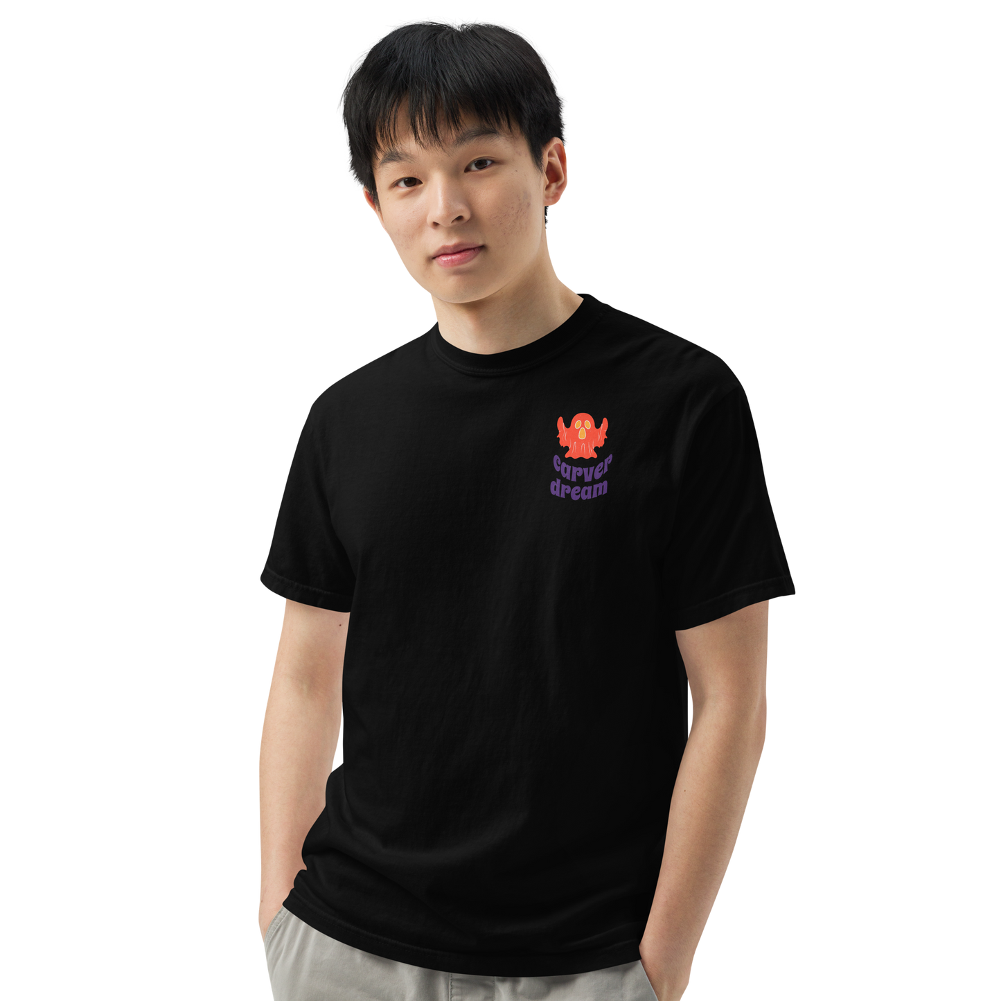 Camiseta gruesa teñida