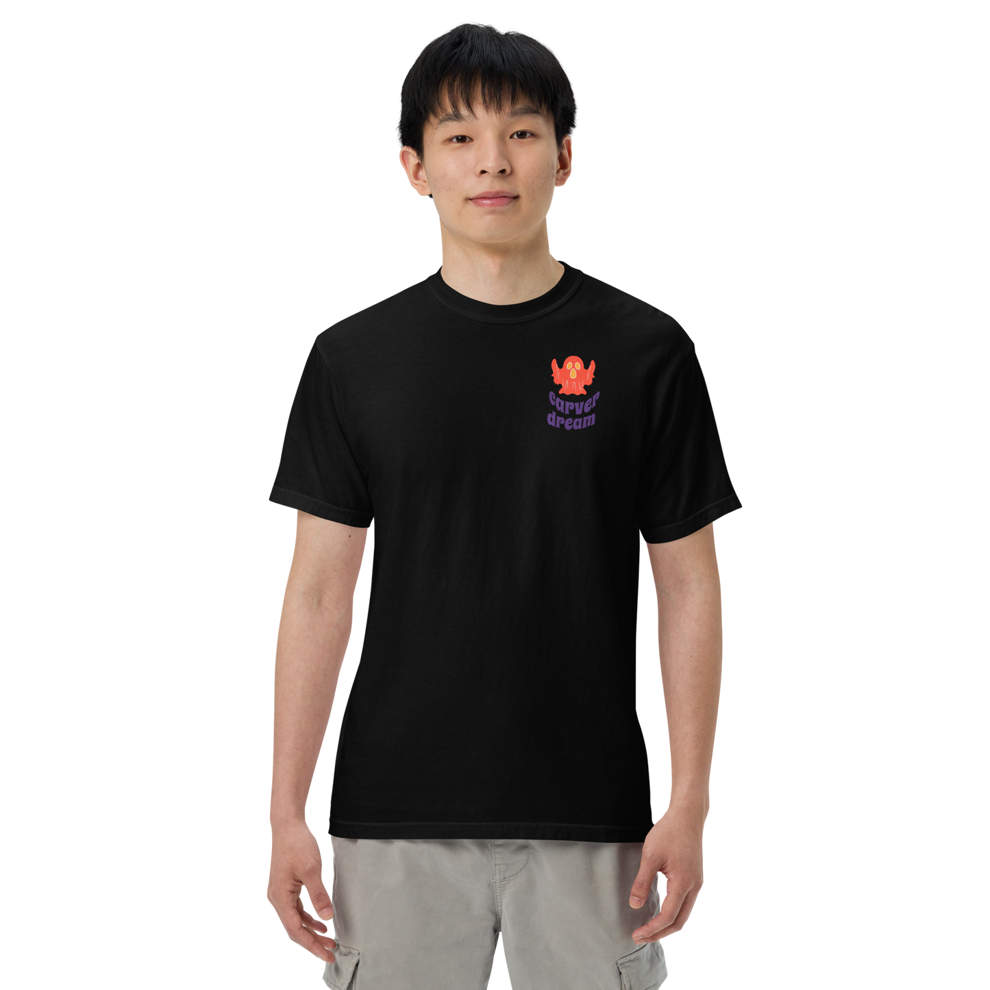 Camiseta gruesa teñida