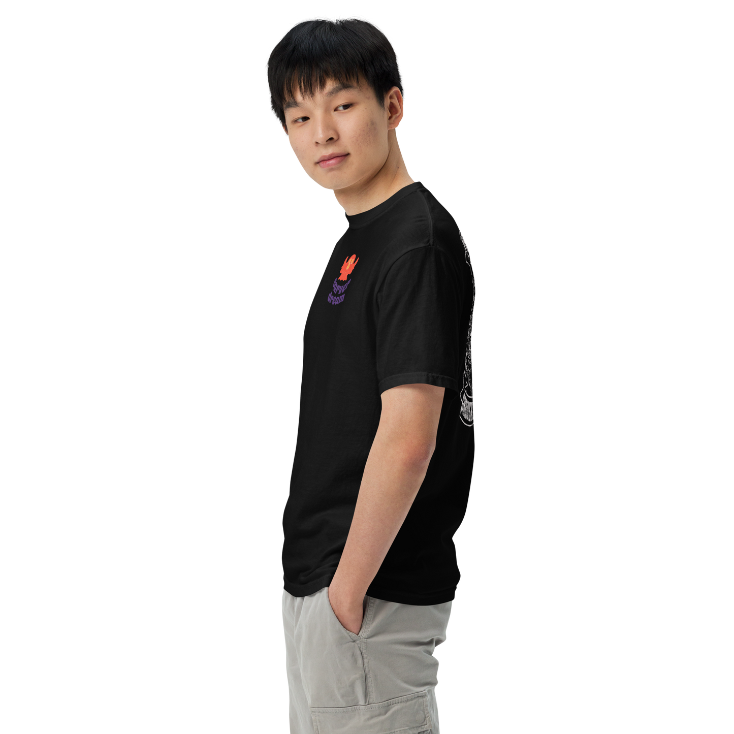 Camiseta gruesa teñida