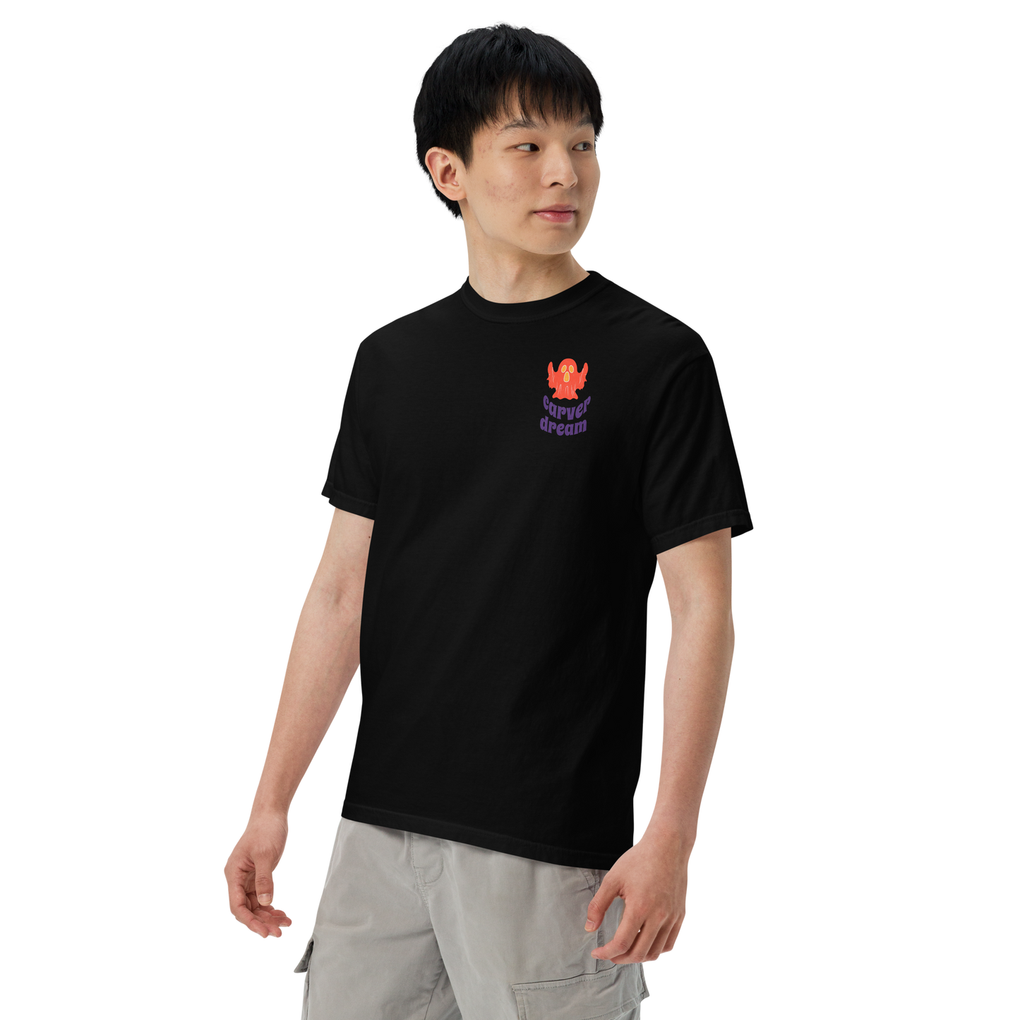 Camiseta gruesa teñida