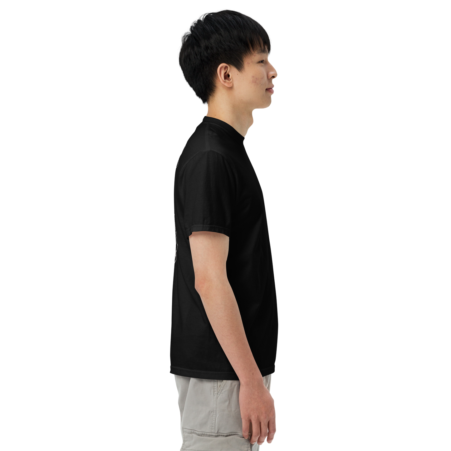 Camiseta gruesa teñida