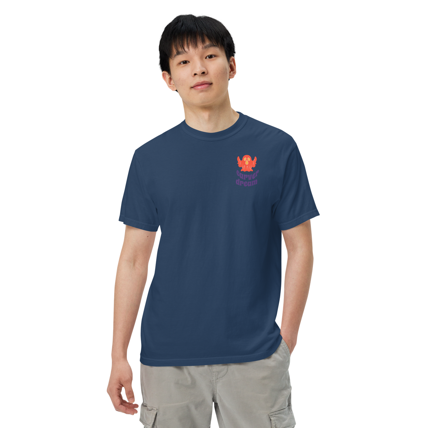 Camiseta gruesa teñida