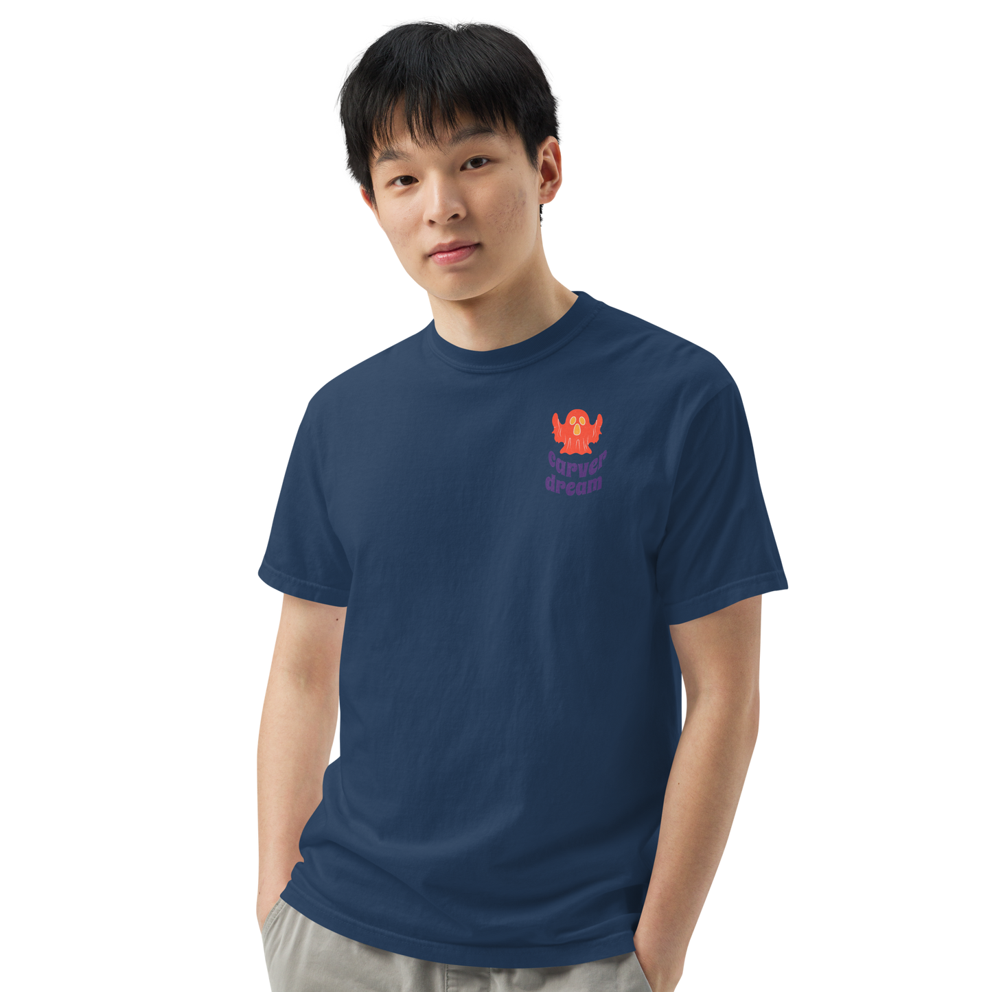 Camiseta gruesa teñida
