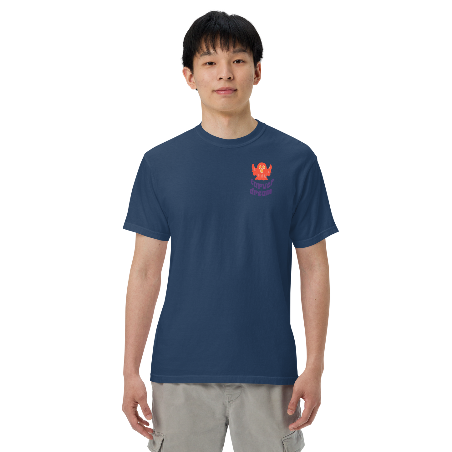 Camiseta gruesa teñida