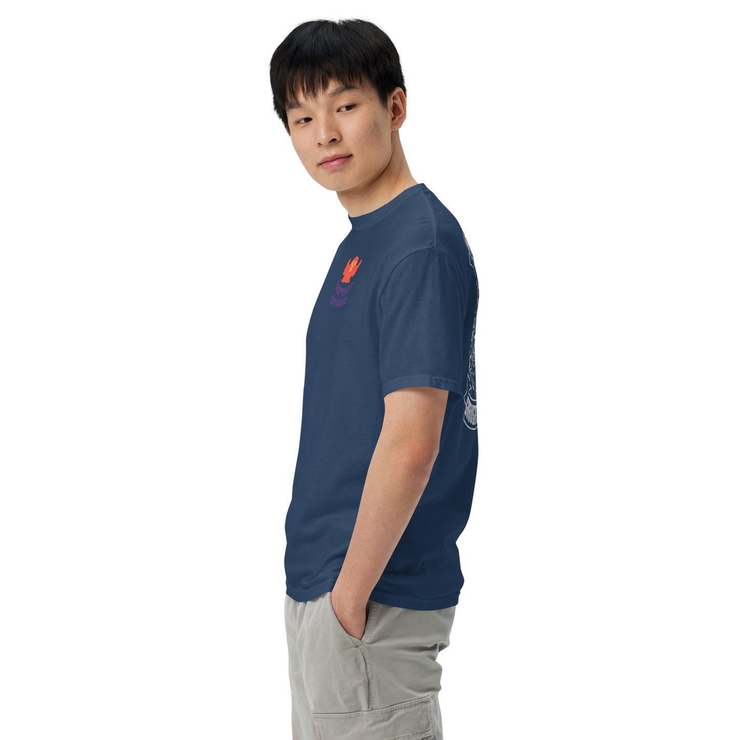 Camiseta gruesa teñida