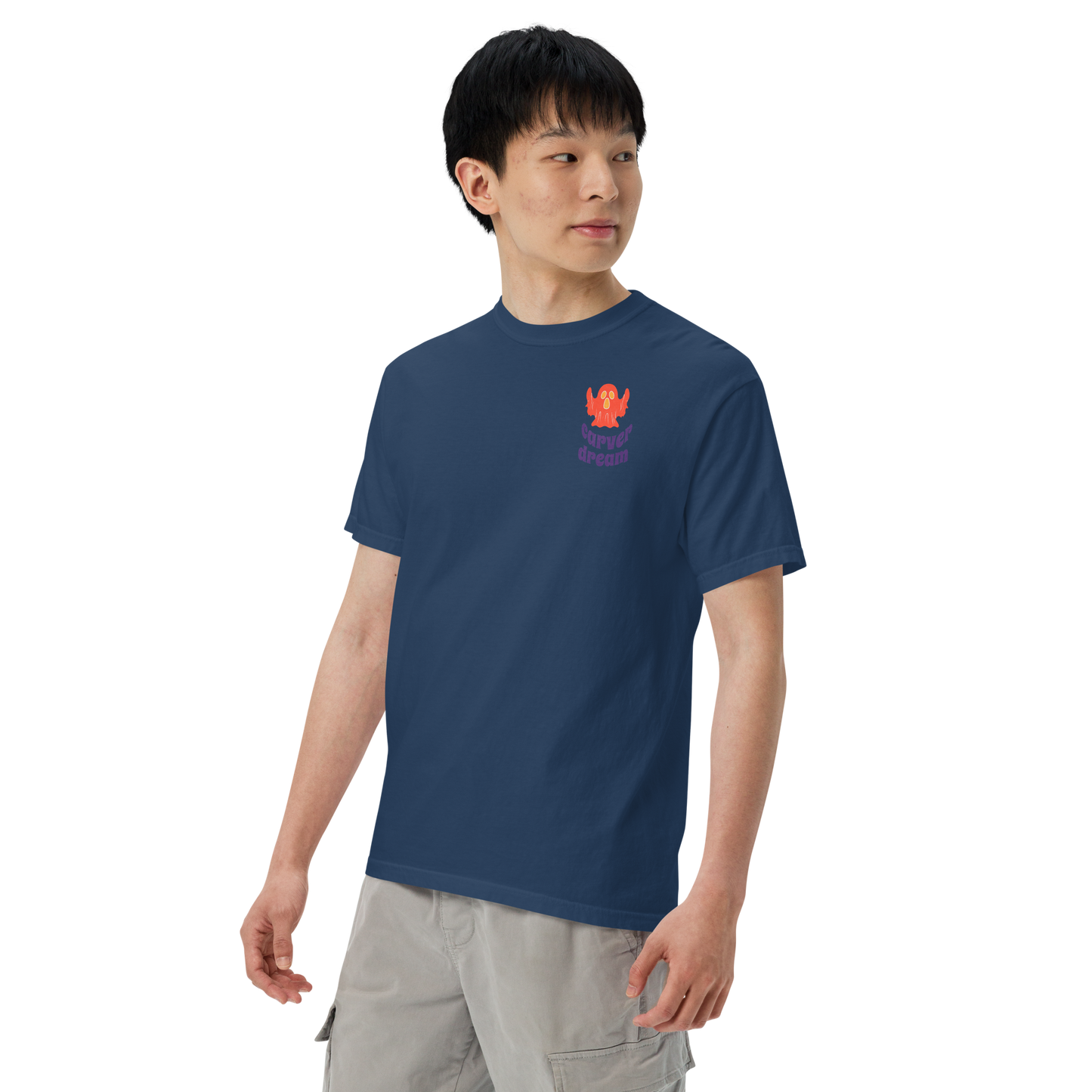 Camiseta gruesa teñida