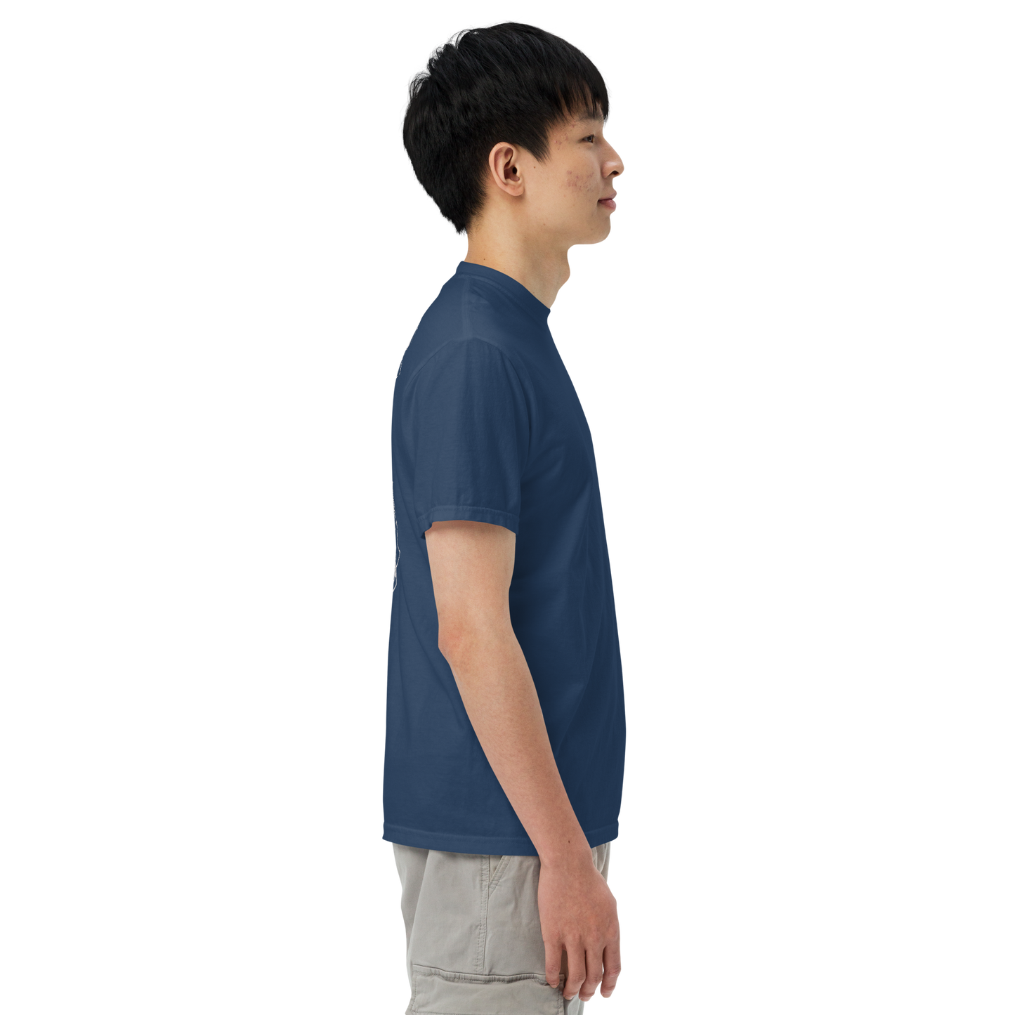Camiseta gruesa teñida