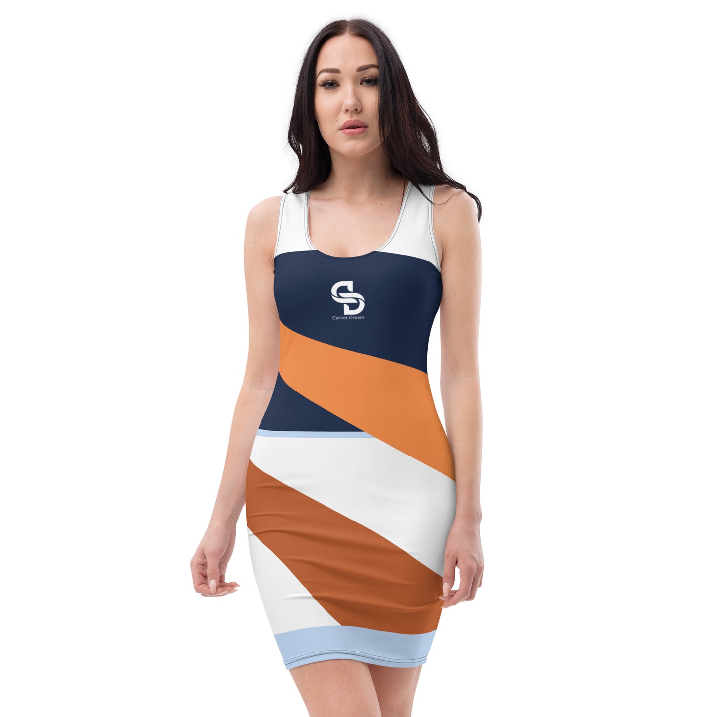 Vestido ajustado blanco
